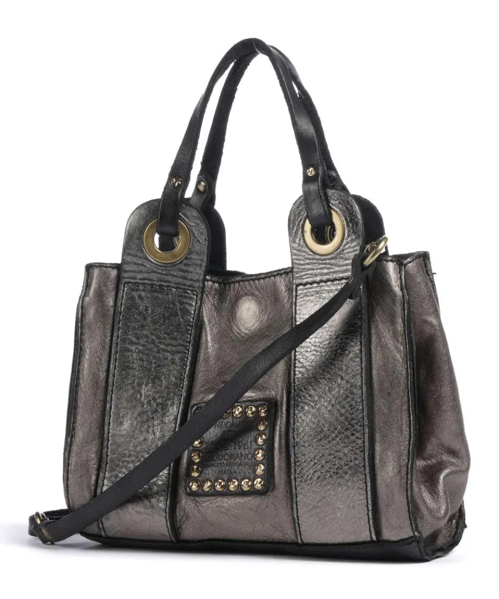 Umhängetasche Rindsleder grau