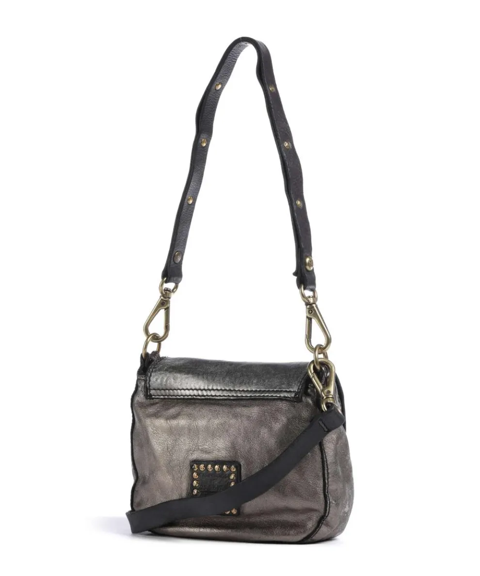 Umhängetasche Rindsleder grau