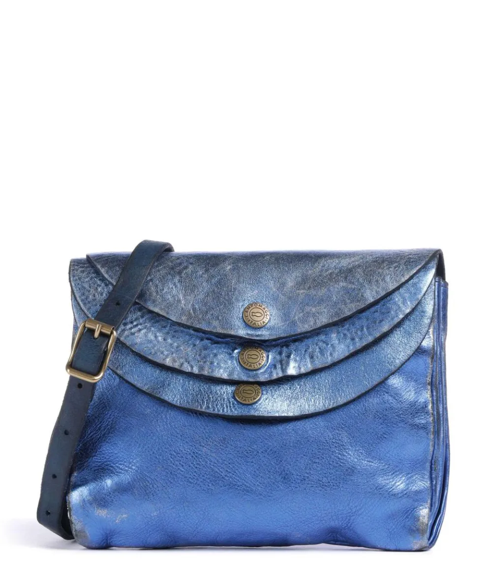 Umhängetasche Rindsleder blau