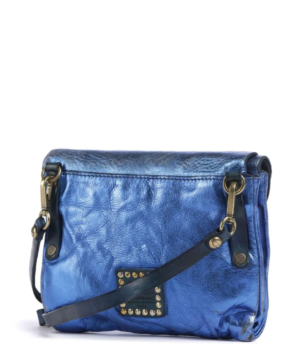 Umhängetasche Rindsleder blau