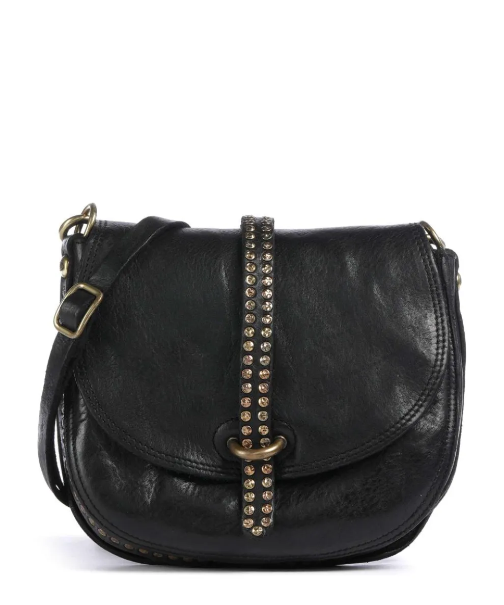 Umhängetasche Rindsleder schwarz