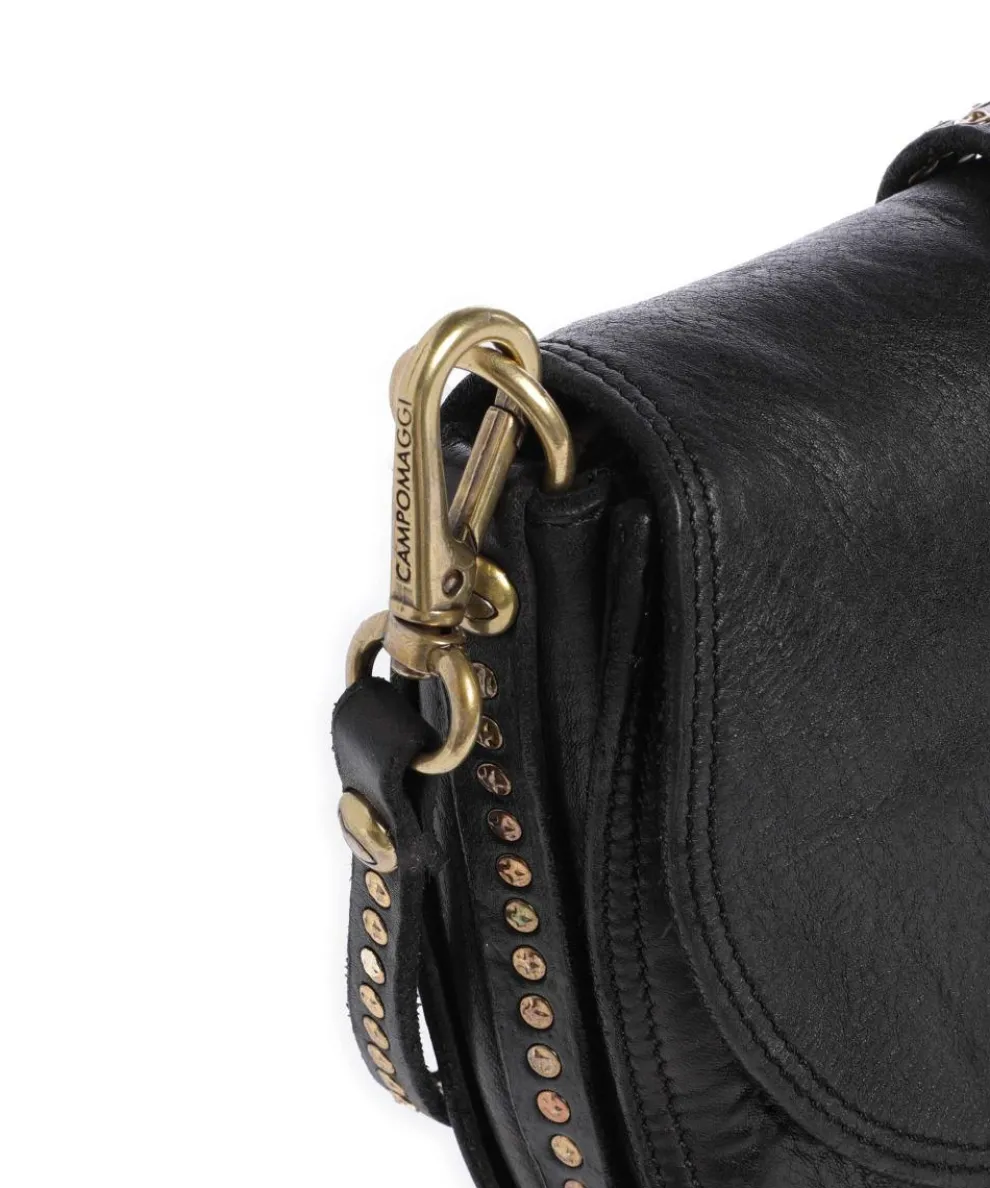 Umhängetasche Rindsleder schwarz