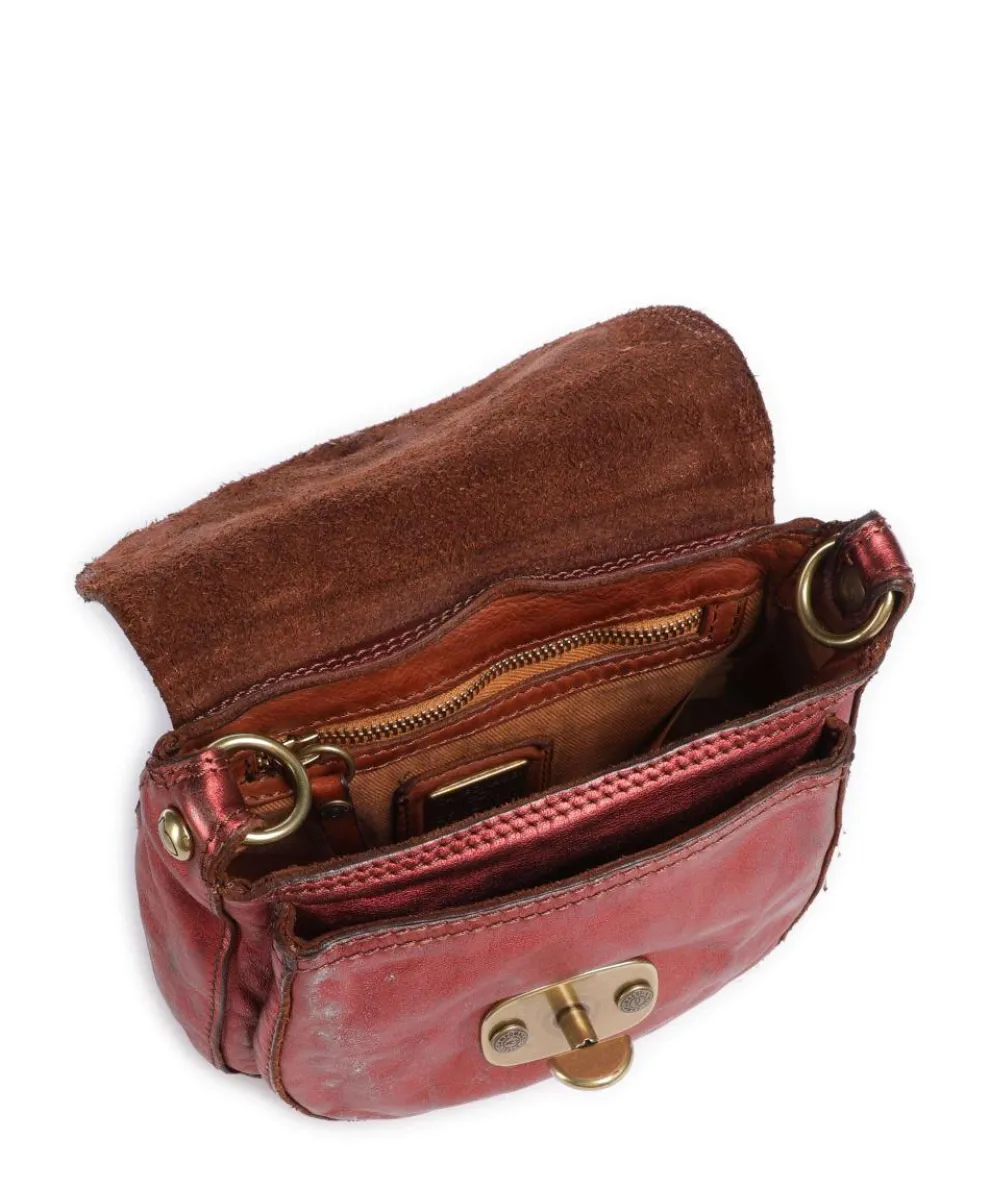 Umhängetasche Rindsleder rot