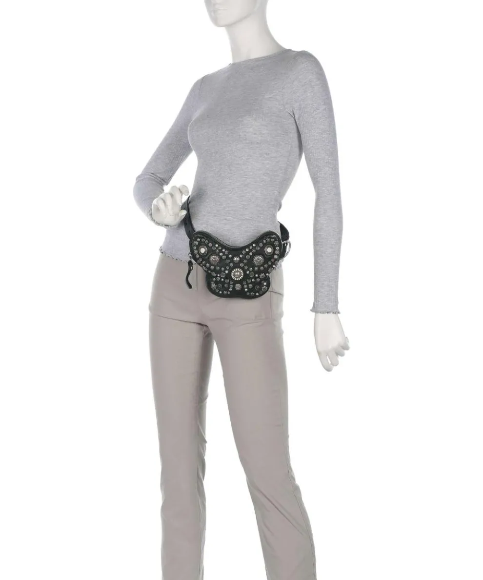 Umhängetasche Rindsleder dunkelgrün