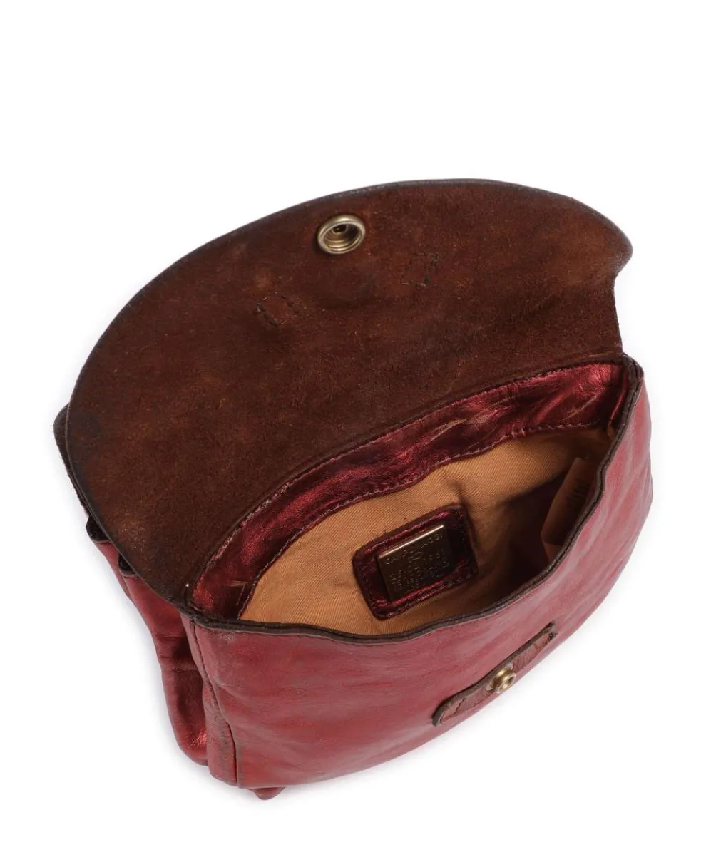 Umhängetasche Rindsleder rot