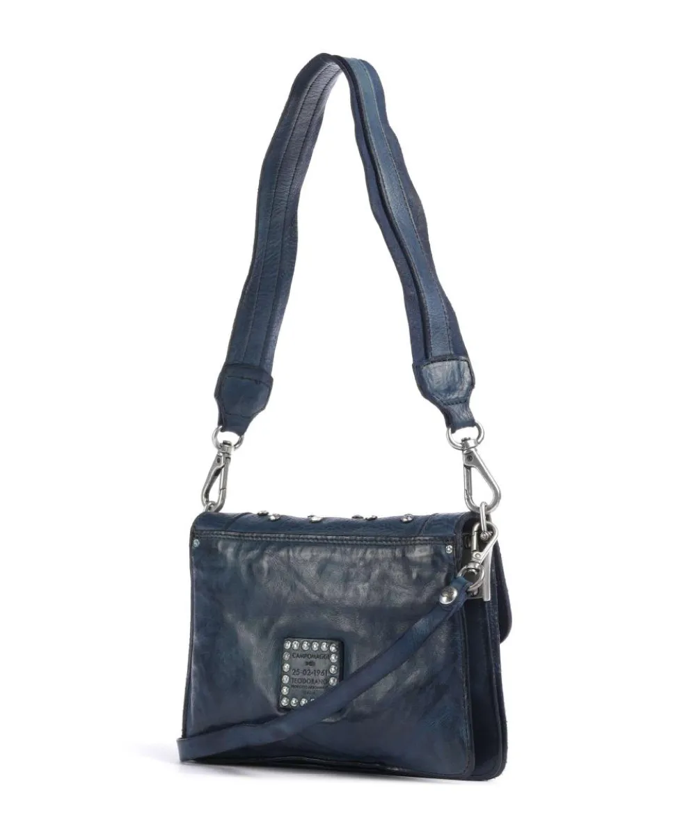 Umhängetasche Rindsleder dunkelblau