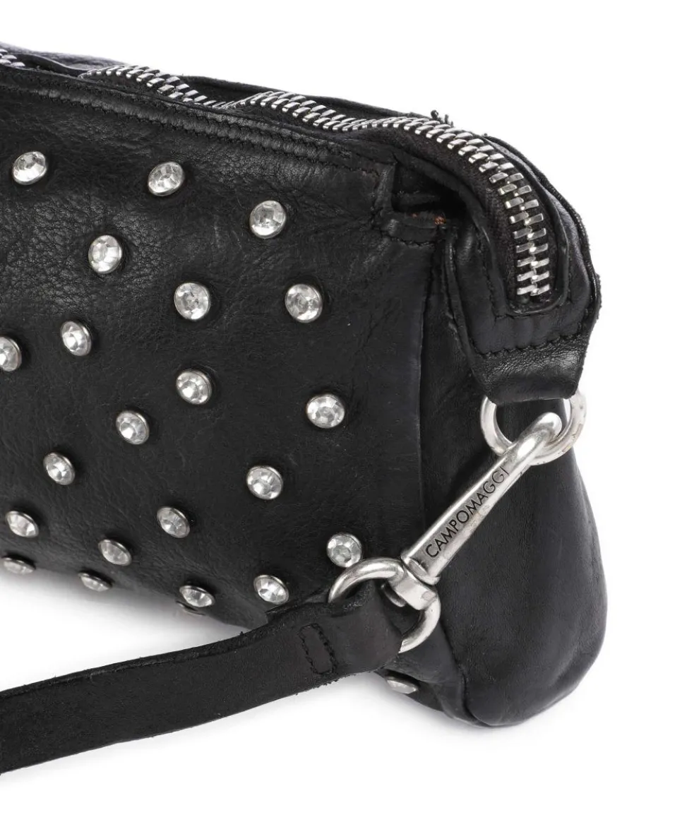 Umhängetasche Rindsleder schwarz