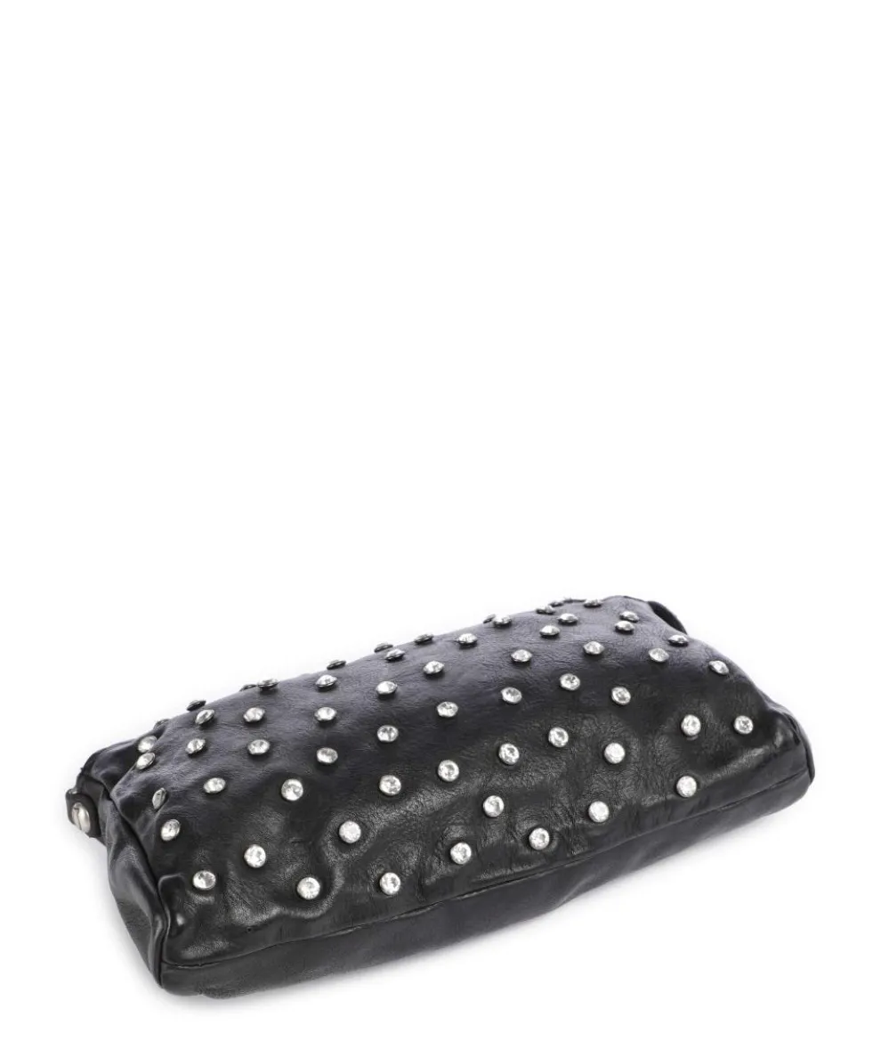 Umhängetasche Rindsleder schwarz