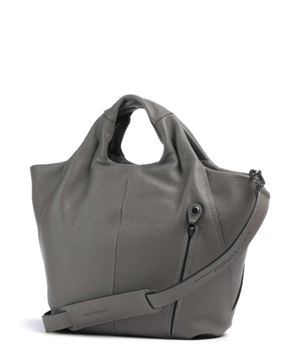 Philocalists Dearie Handtasche genarbtes Leder grau
