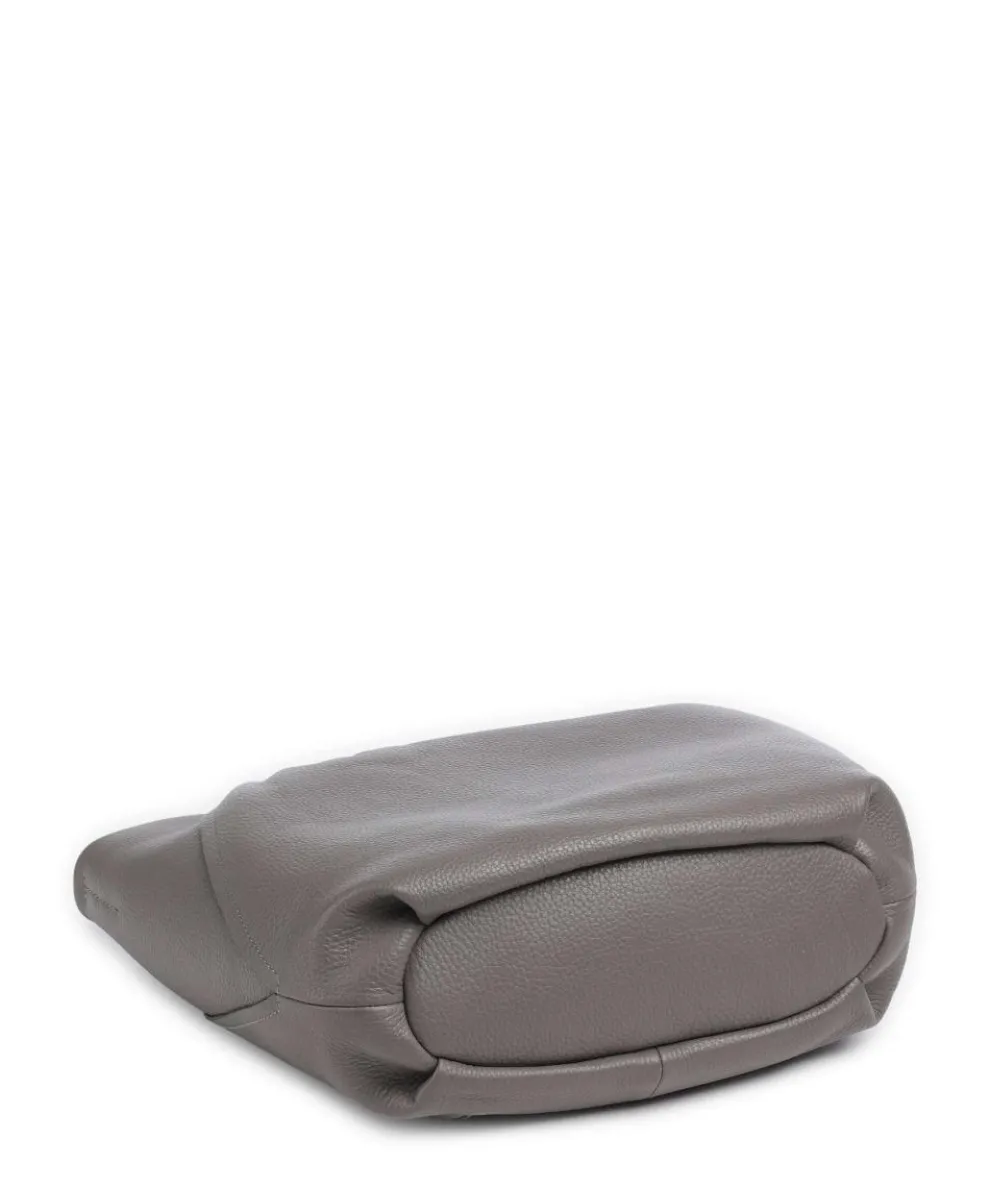 Philocalists Dearie Handtasche genarbtes Leder grau