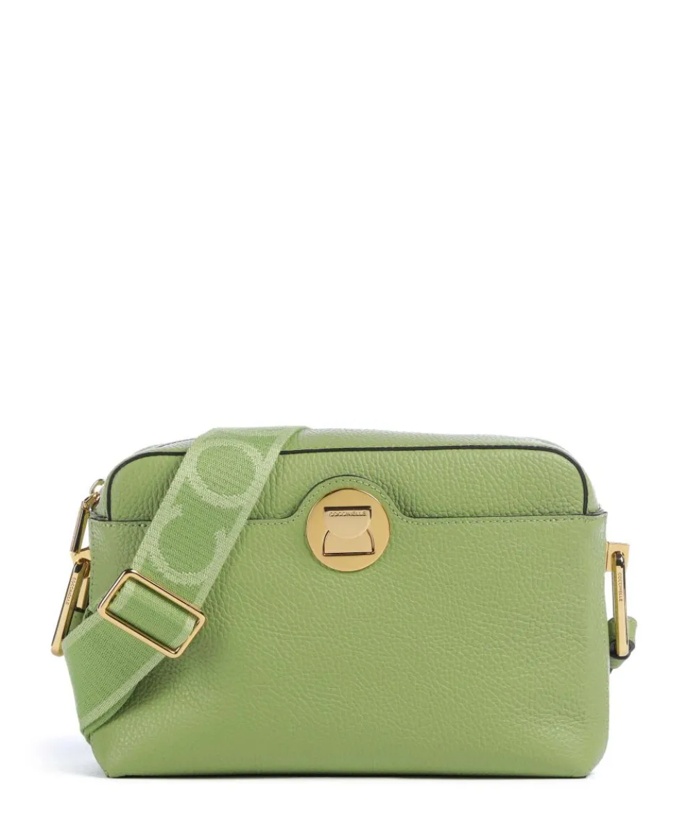 Liya Signature Umhängetasche genarbtes Leder grün