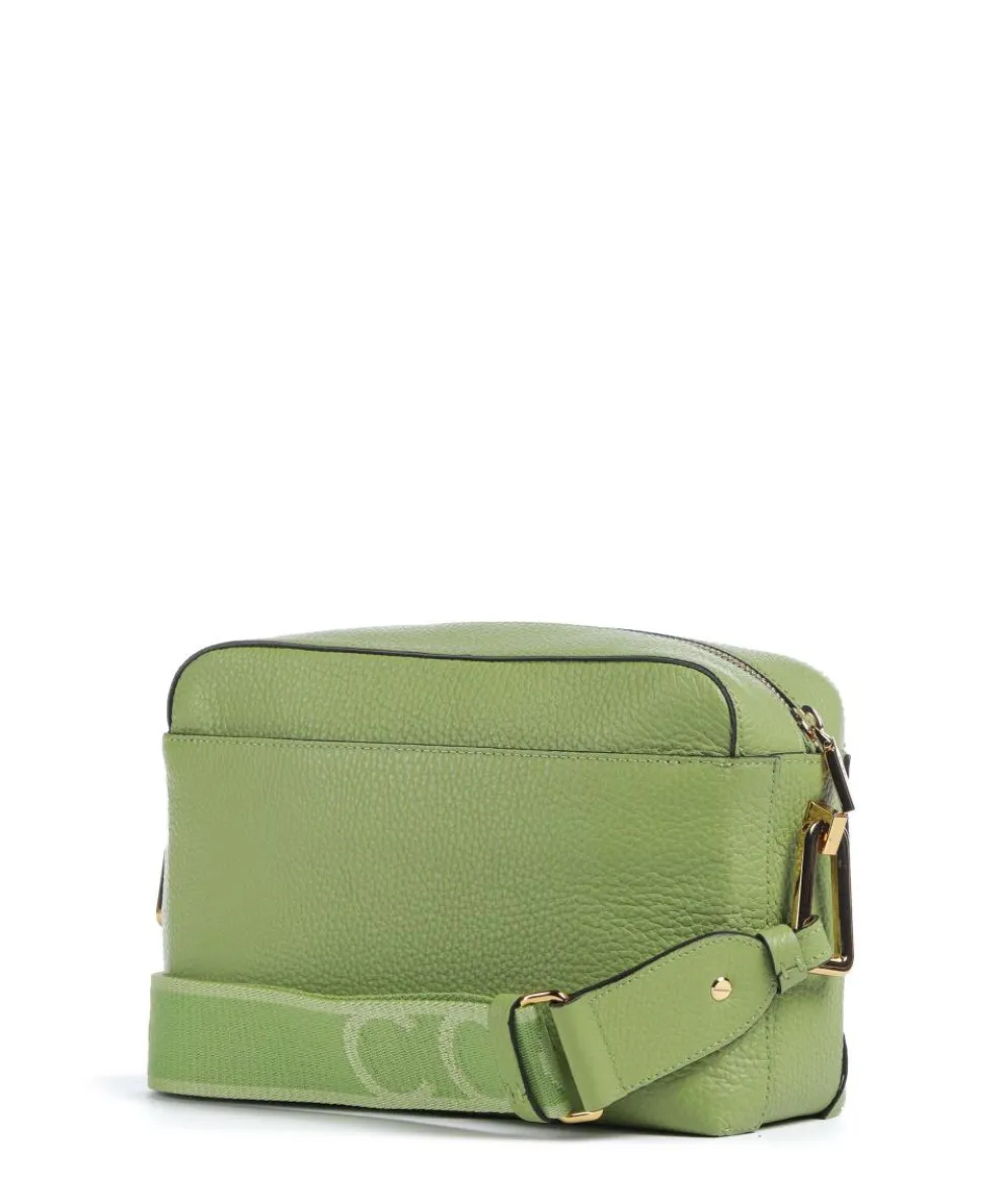 Liya Signature Umhängetasche genarbtes Leder grün