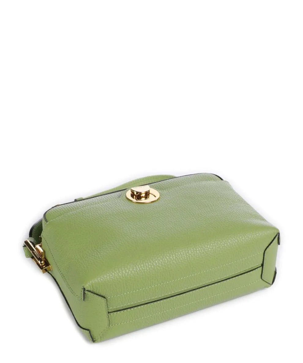 Liya Signature Umhängetasche genarbtes Leder grün