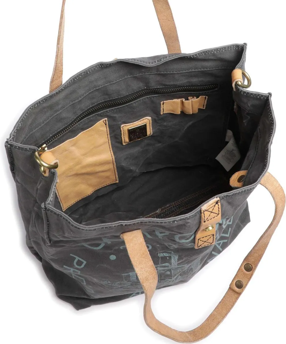 Shopper Baumwolle grau