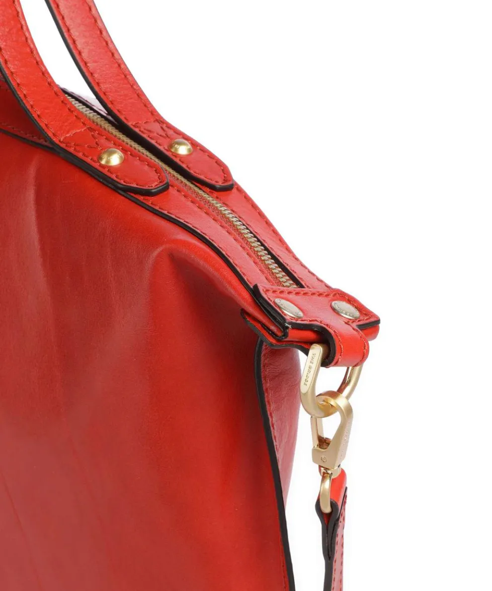 Unica Handtasche fein genarbtes Rindsleder rot