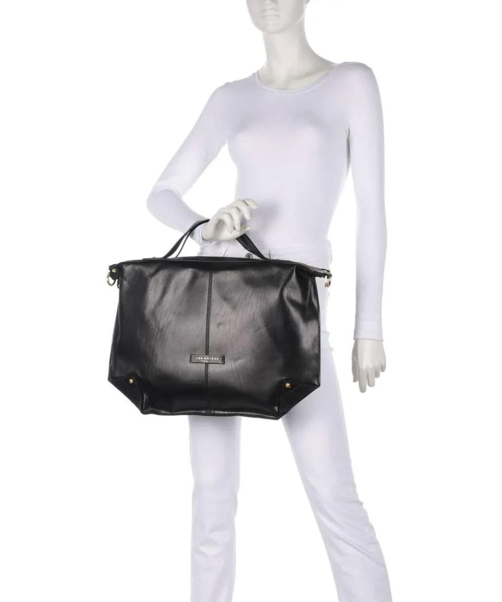 Unica Handtasche fein genarbtes Rindsleder schwarz