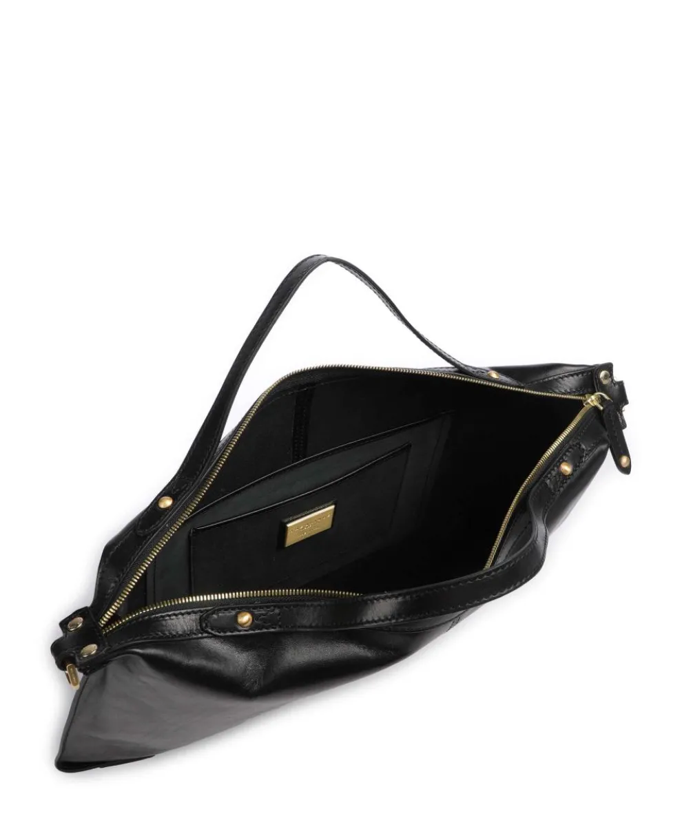 Unica Handtasche fein genarbtes Rindsleder schwarz