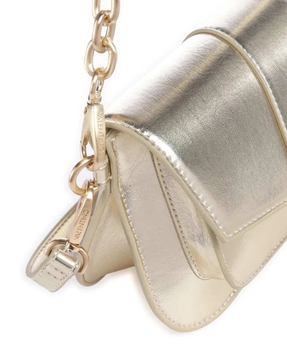 Unika Schultertasche Lederimitat gold