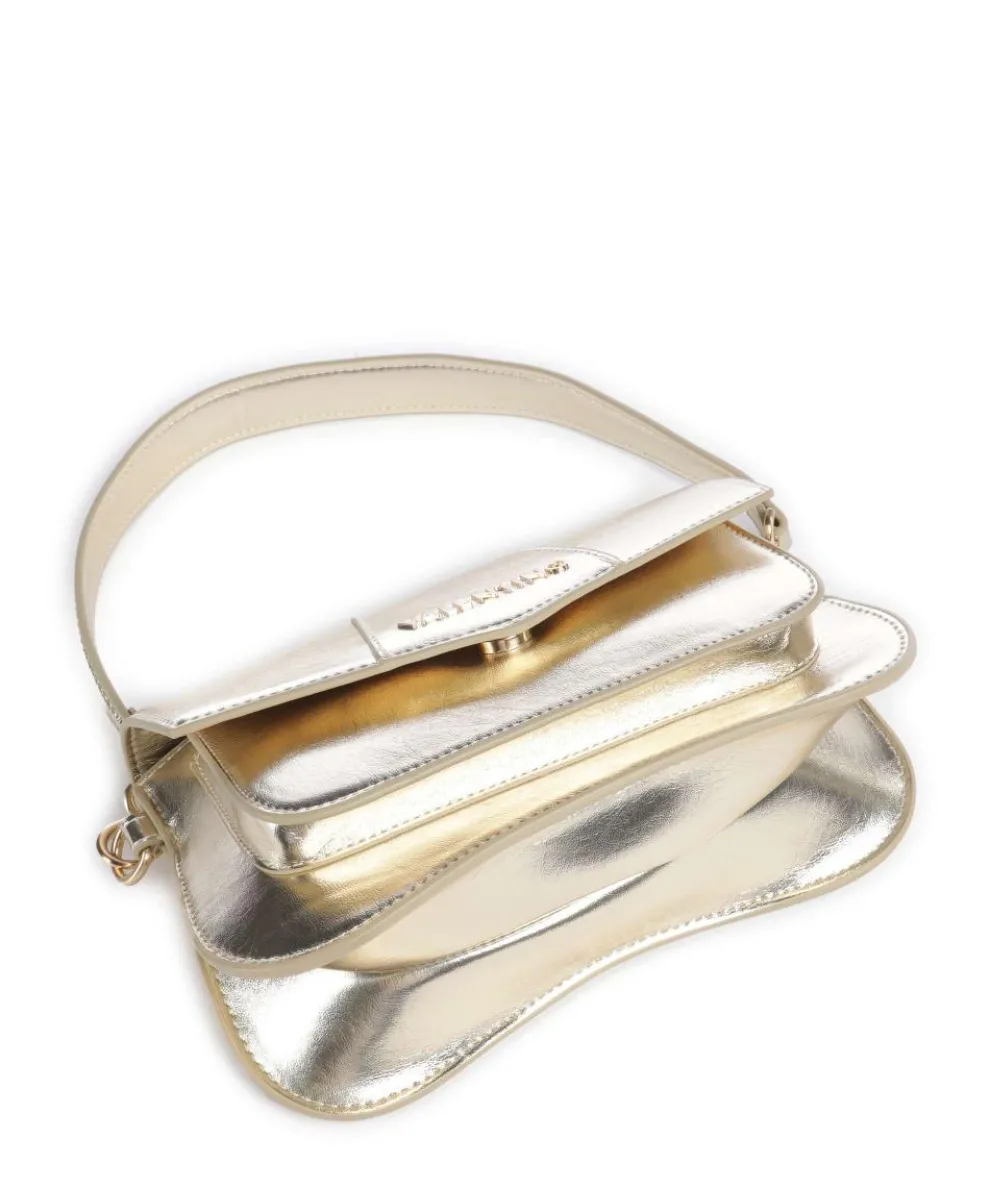 Unika Schultertasche Lederimitat gold