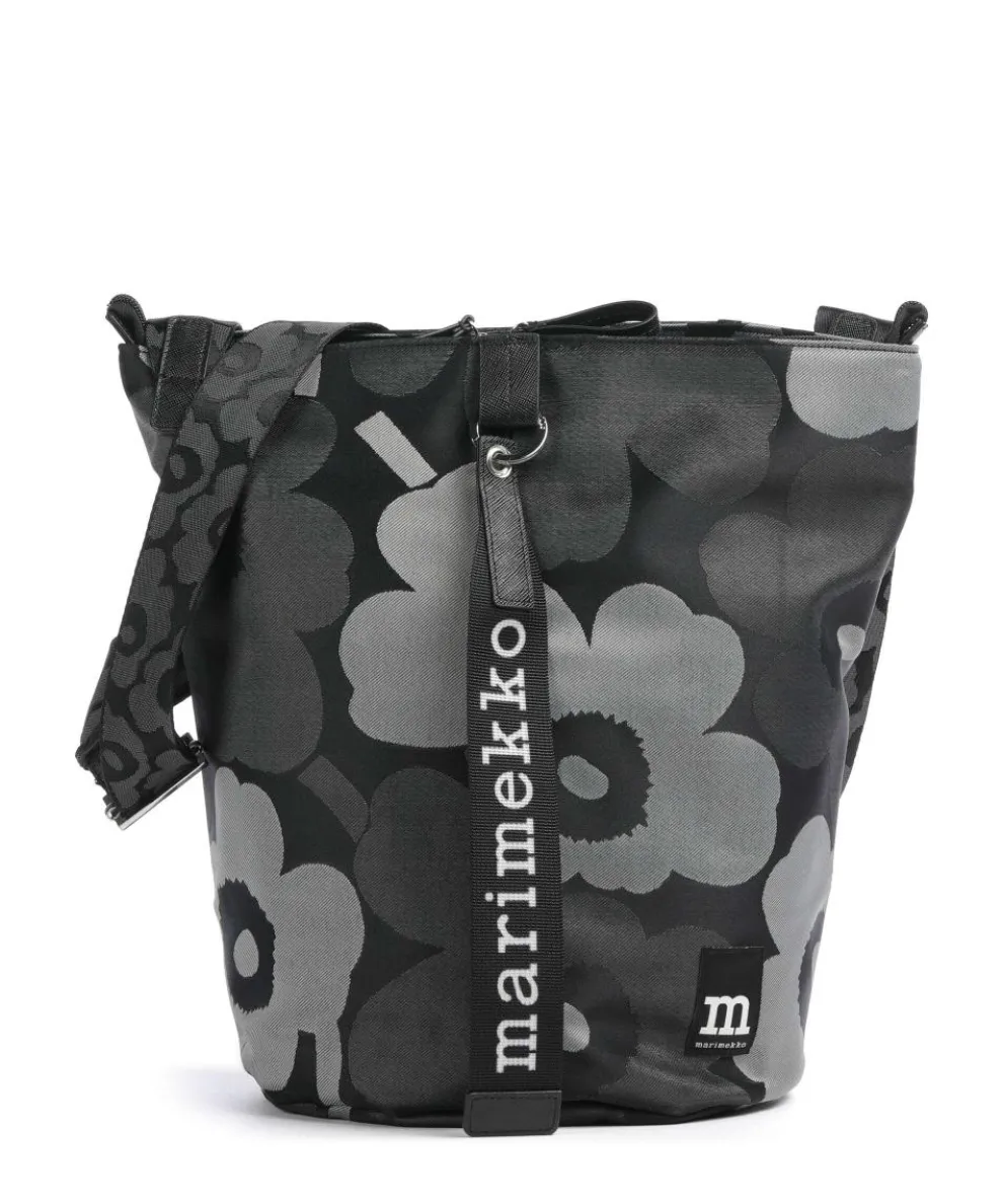 Unikko All Day Bucket bag Polyester schwarz/grau