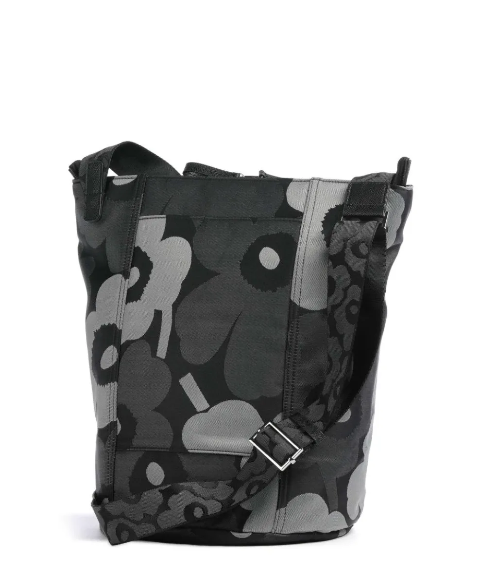 Unikko All Day Bucket bag Polyester schwarz/grau