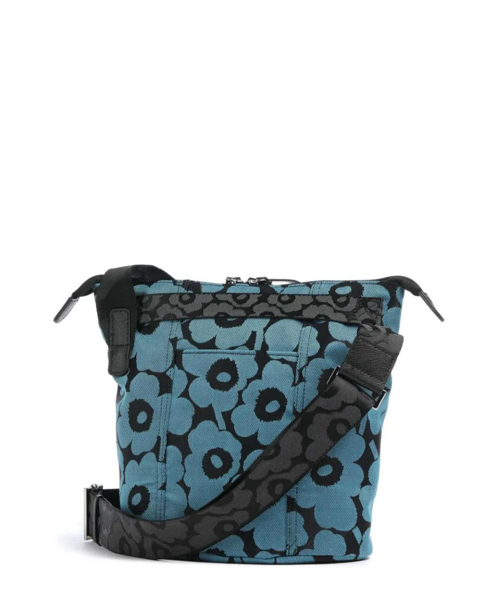Unikko Carry All Umhängetasche Polyester blau/schwarz