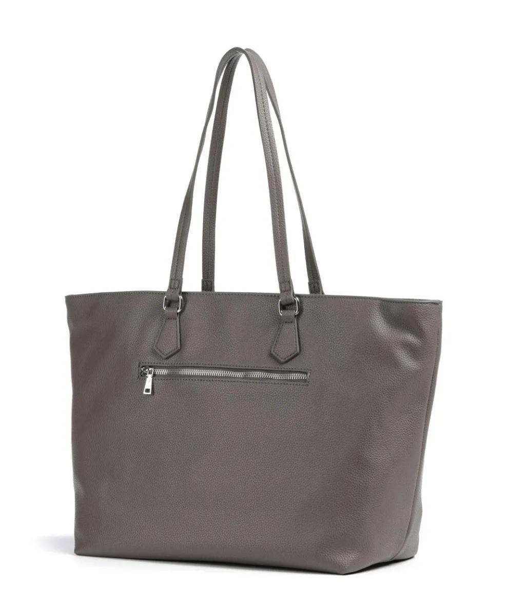 Jeans Lettera 1.0 Lara Shopper genarbtes Leder dunkelgrau