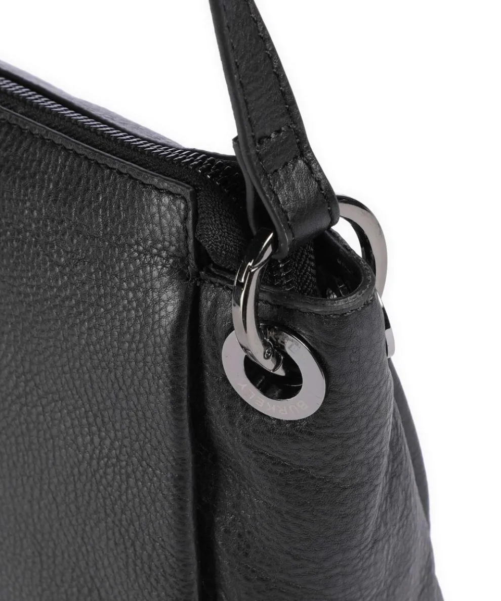 Radiant Raeven Umhängetasche genarbtes Rindsleder schwarz