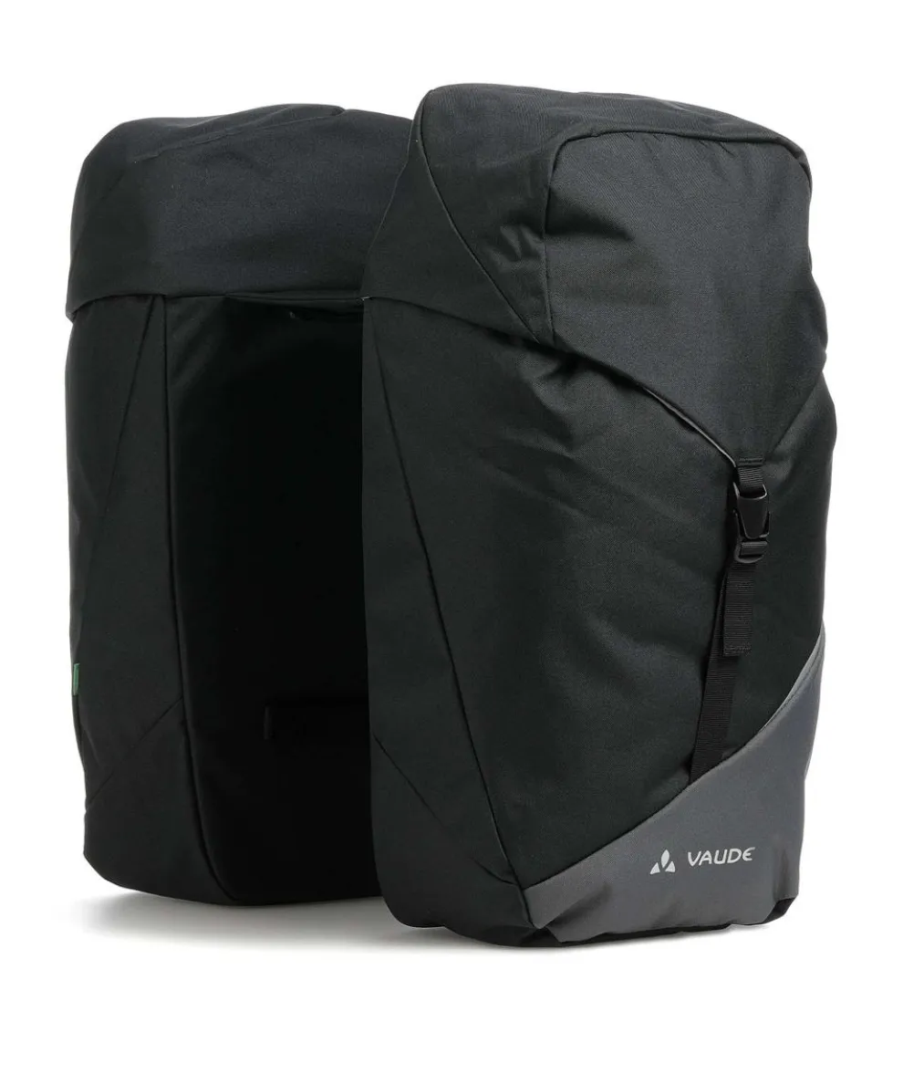 Urban TwinRoadster Gepäcktasche recyceltes Polyester schwarz