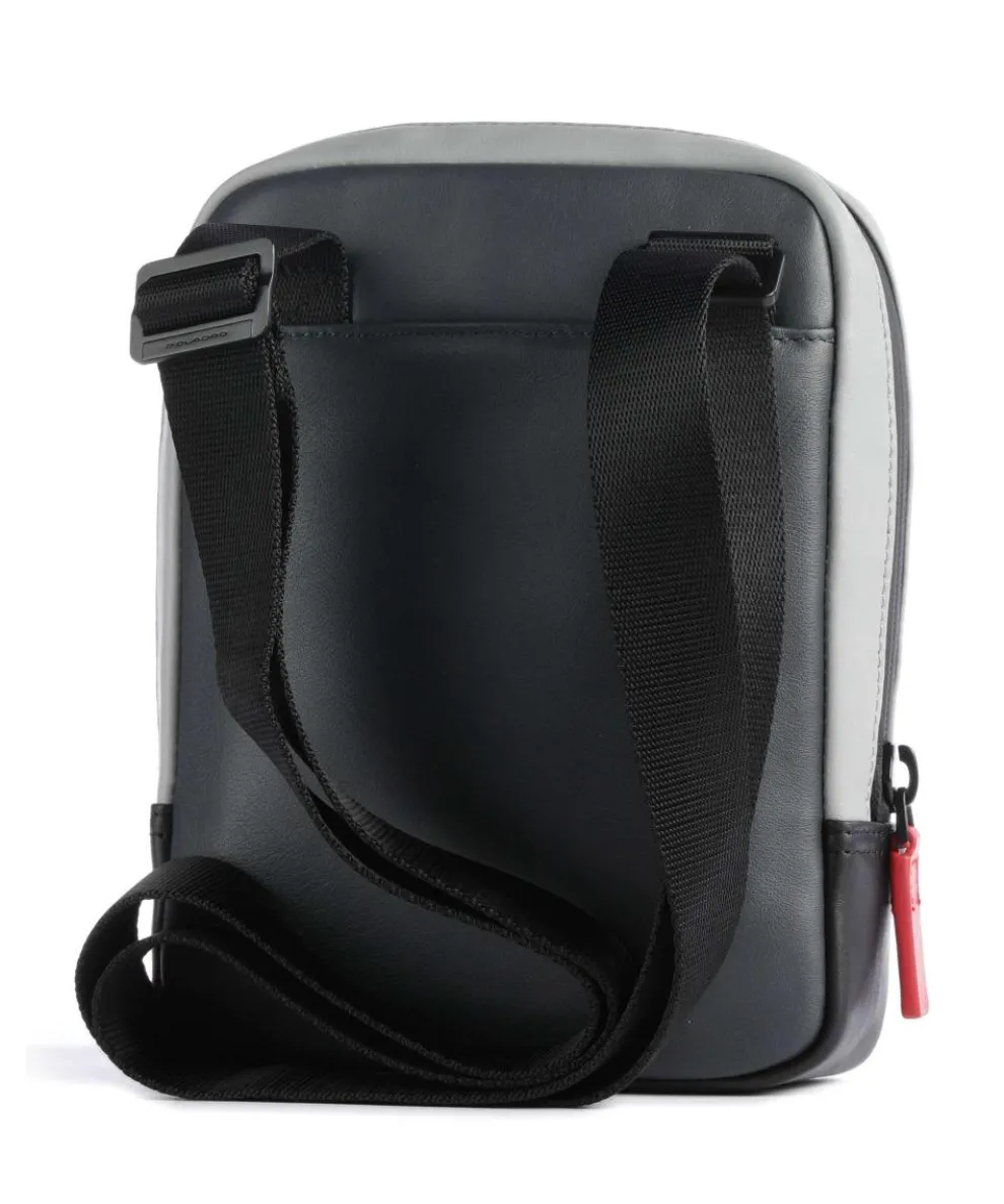 Urban Umhängetasche fein genarbtes Rindsleder dunkelgrau