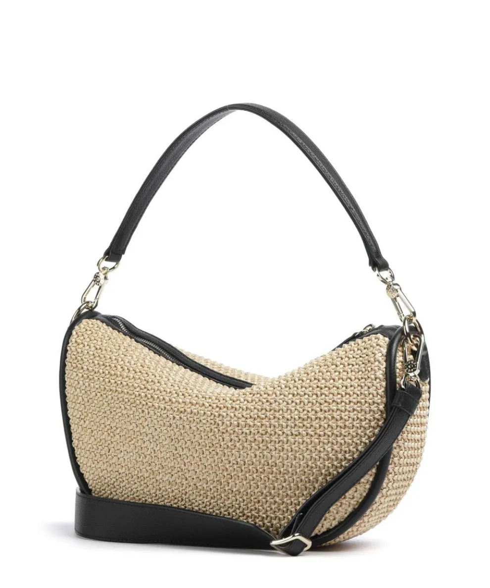 Maglia Raffia Willow Beuteltasche Bast natur/schwarz