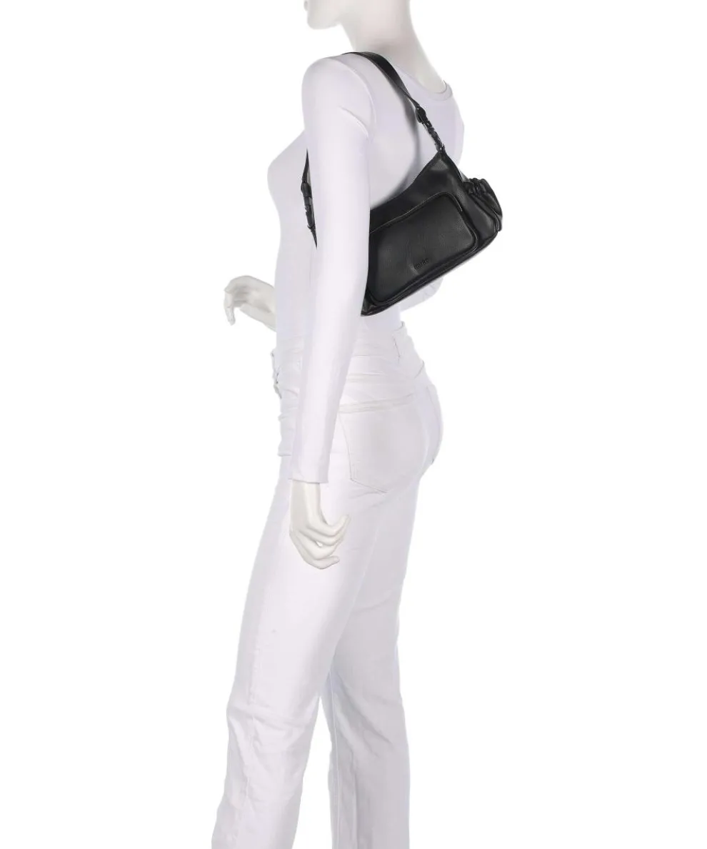 Bel 2.0 Schultertasche Lederimitat schwarz