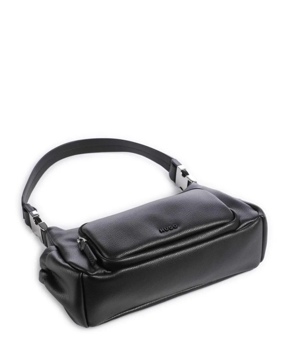 Bel 2.0 Schultertasche Lederimitat schwarz