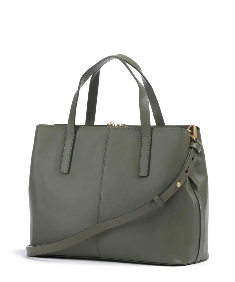 Dukes Place Handtasche fein genarbtes Rindsleder khaki
