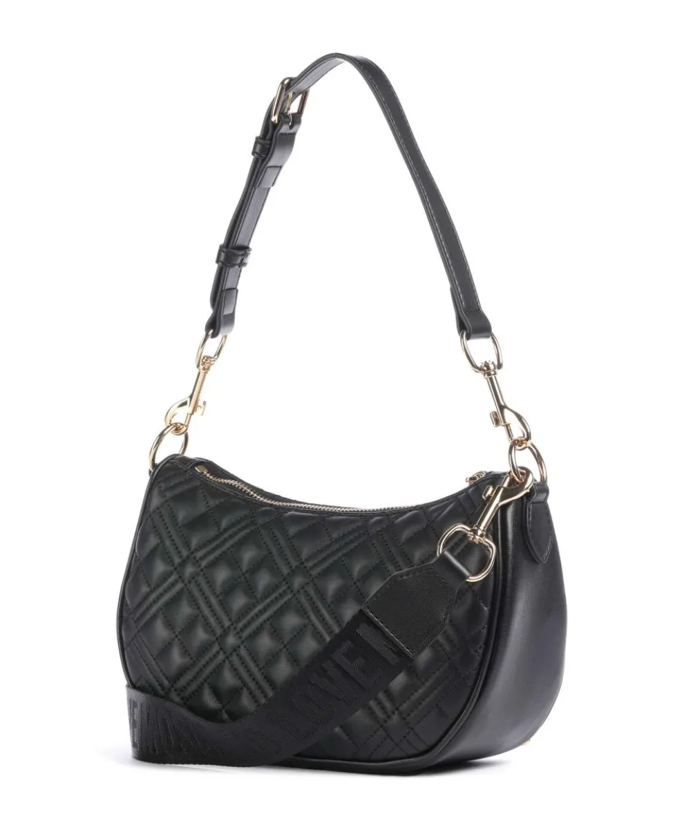 Allure Schultertasche Lederimitat schwarz