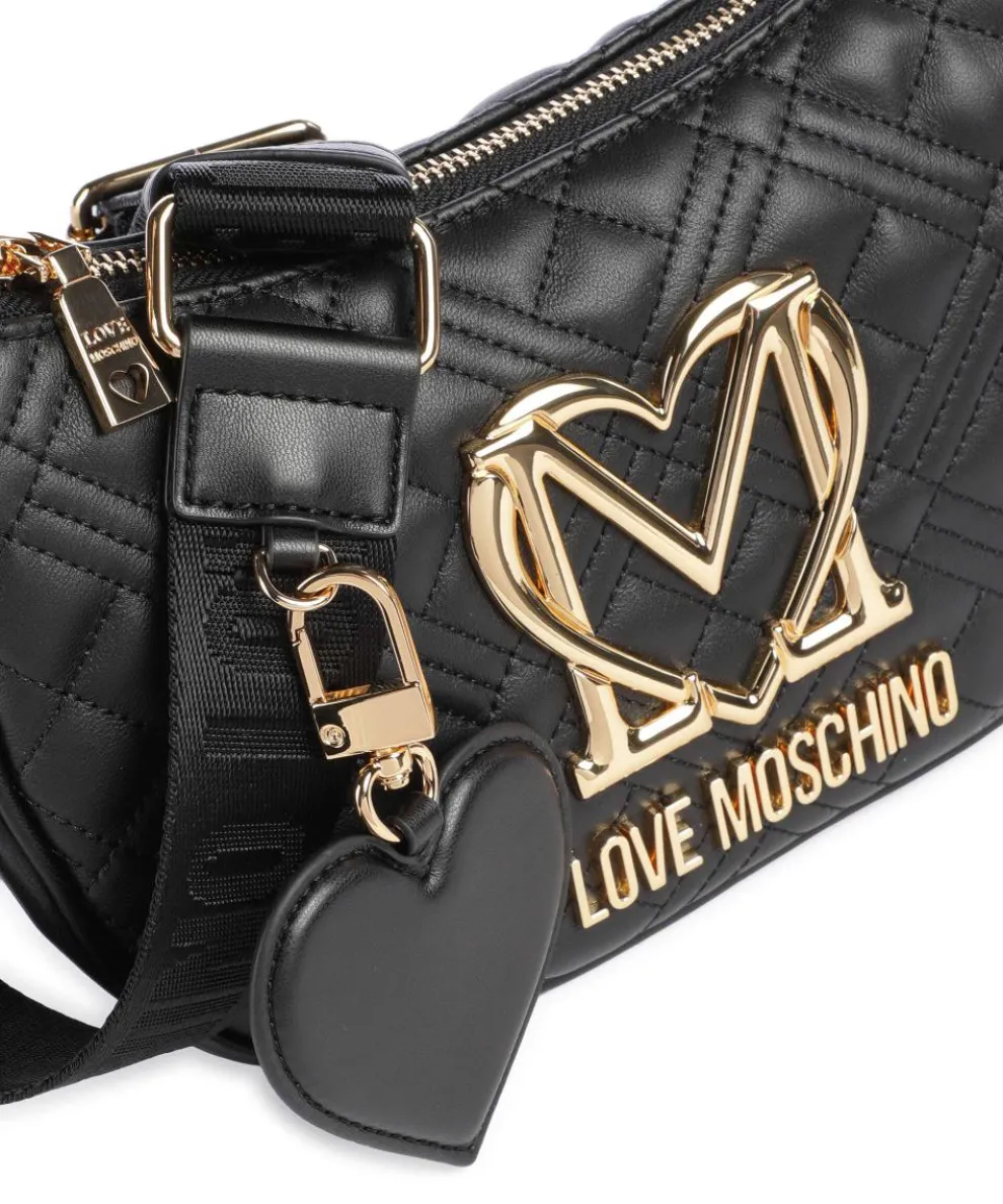 Allure Schultertasche Lederimitat schwarz