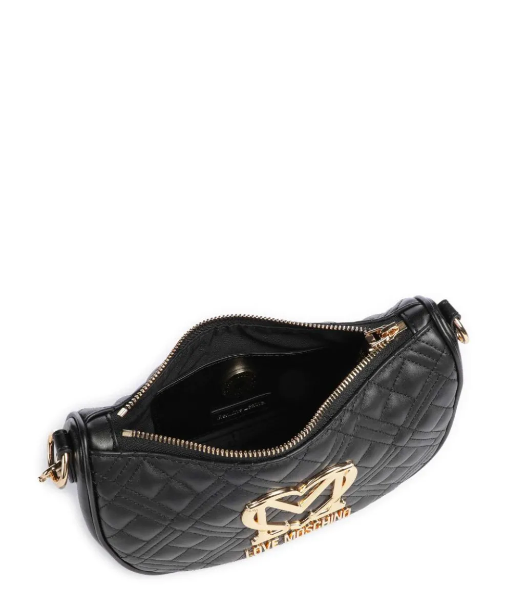 Allure Schultertasche Lederimitat schwarz