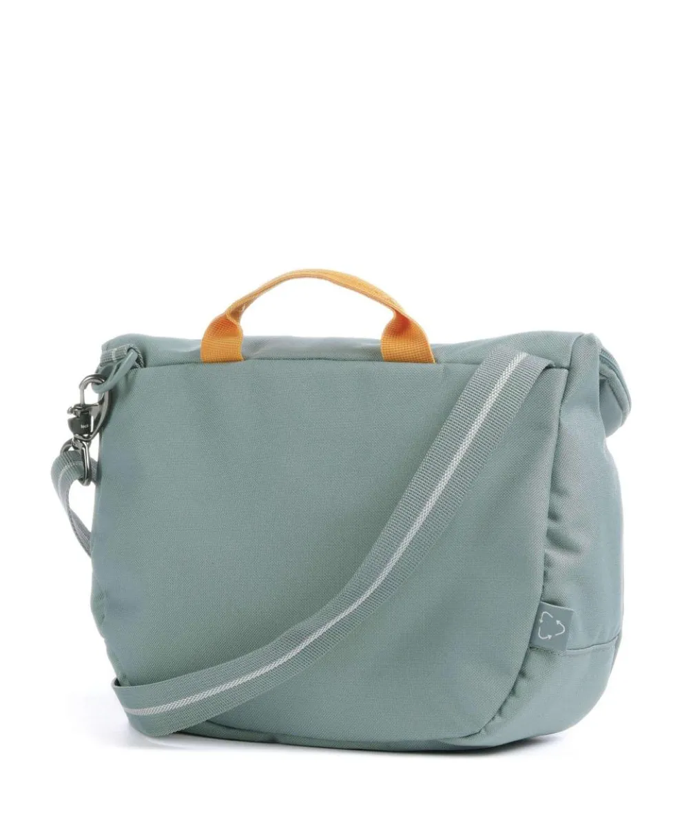 Go Saddle Umhängetasche recyceltes Polyester blaugrau