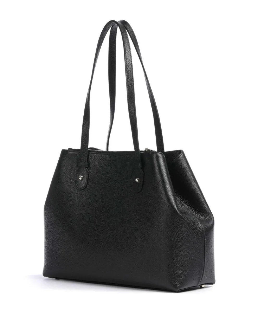 Diadora L Shopper genarbtes Rindsleder schwarz