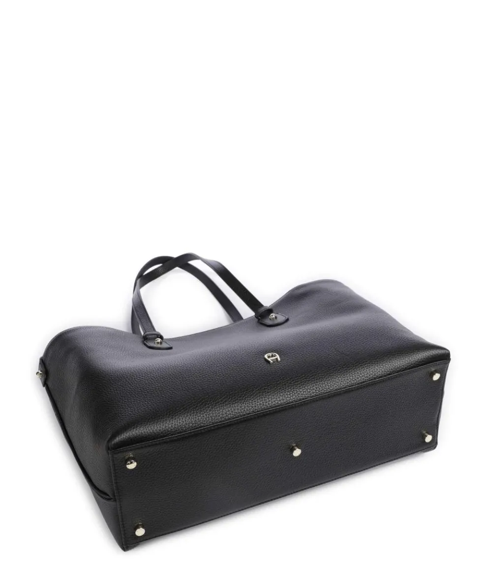 Diadora L Shopper genarbtes Rindsleder schwarz