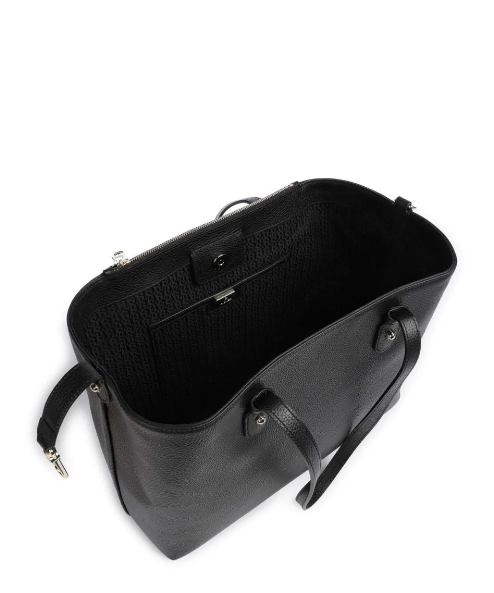 Diadora L Shopper genarbtes Rindsleder schwarz