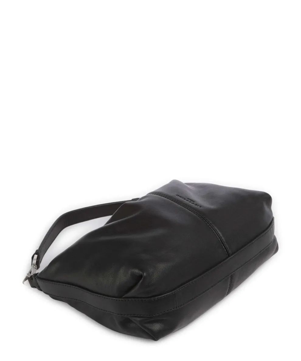 Paris Sheep Natural Schultertasche Schafsleder schwarz