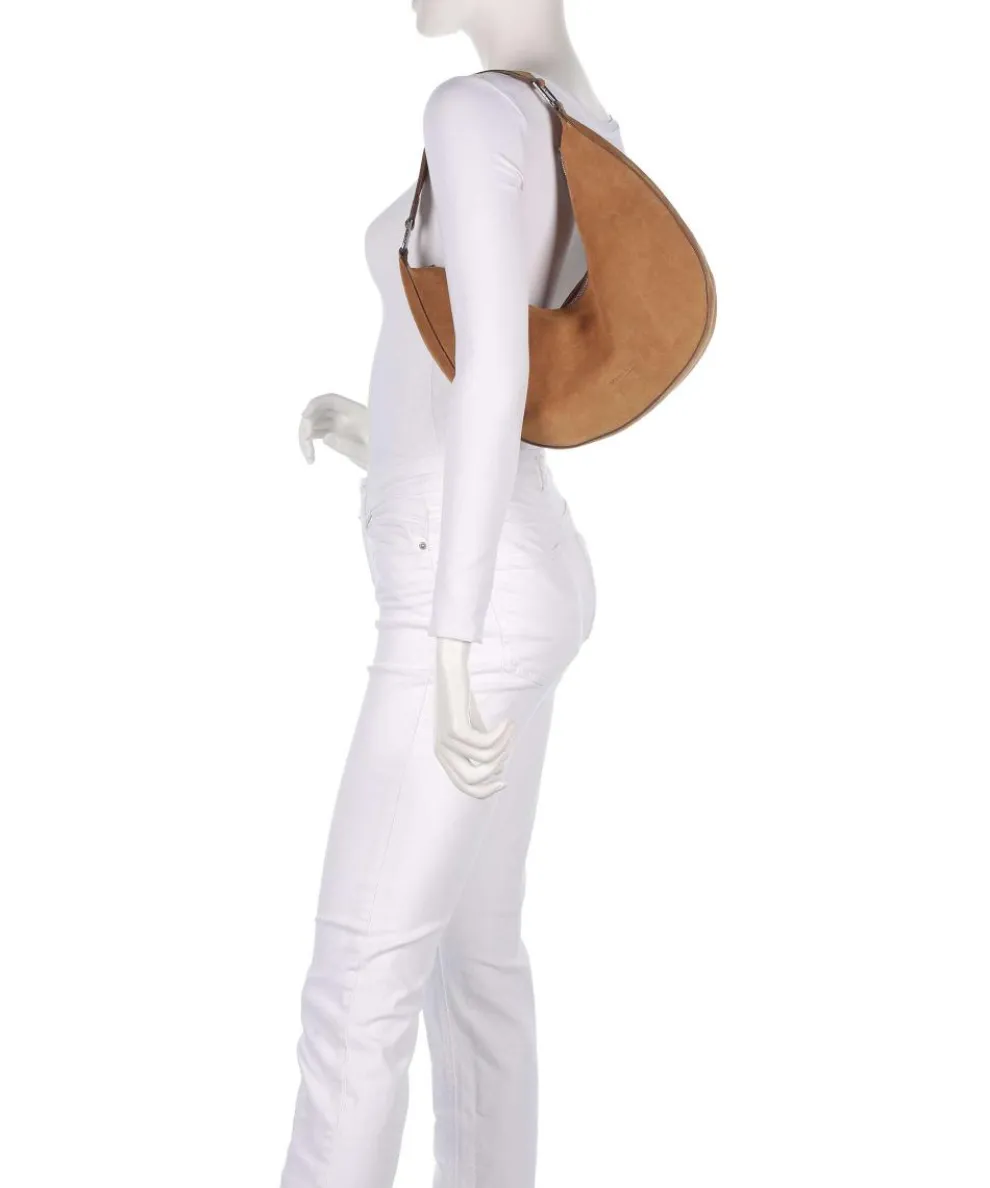 Moira S Beuteltasche aufgerautes Kalbsleder camel