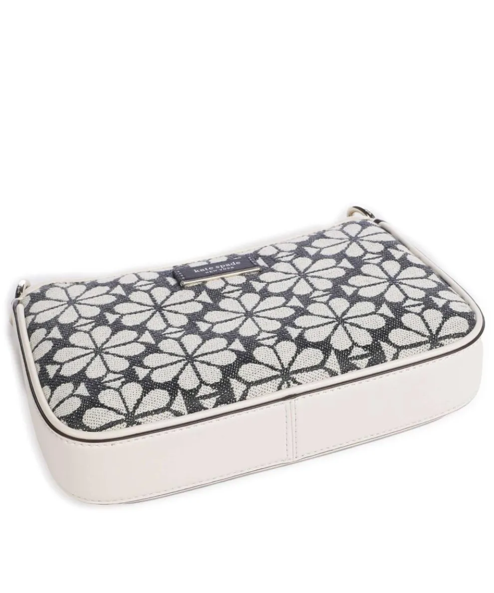 Katy Umhängetasche Textil, fein genarbtes Rindsleder grau/beige