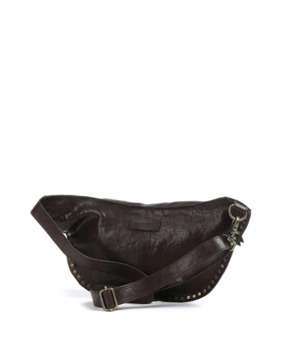 Rocking Rodeo Gürteltasche fein genarbtes Kalbsleder dunkelbraun