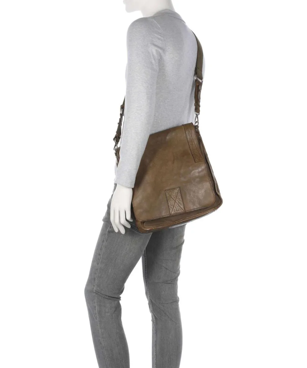 Kuriertasche Rindsleder khaki