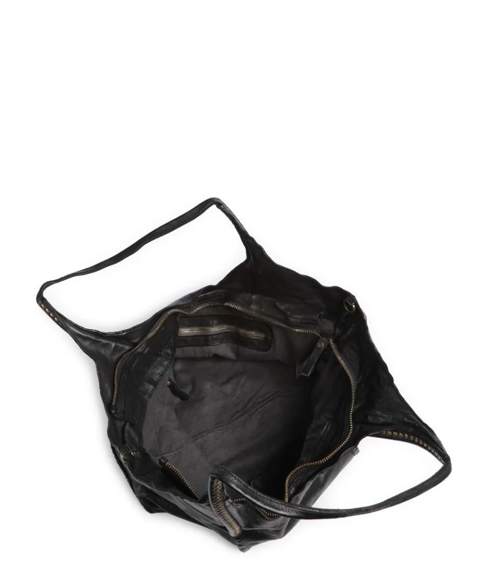 Shopper fein genarbtes Rindsleder schwarz