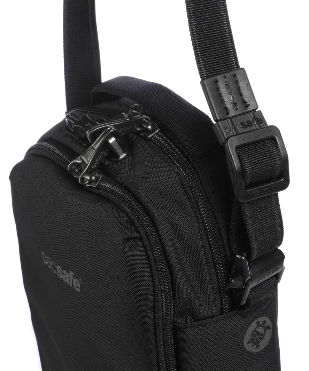 V Companion Umhängetasche recyceltes Polyester schwarz