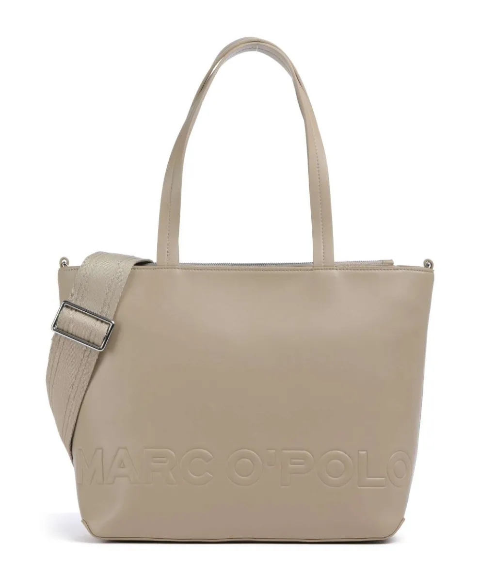 Valda Shopper Lederimitat sand