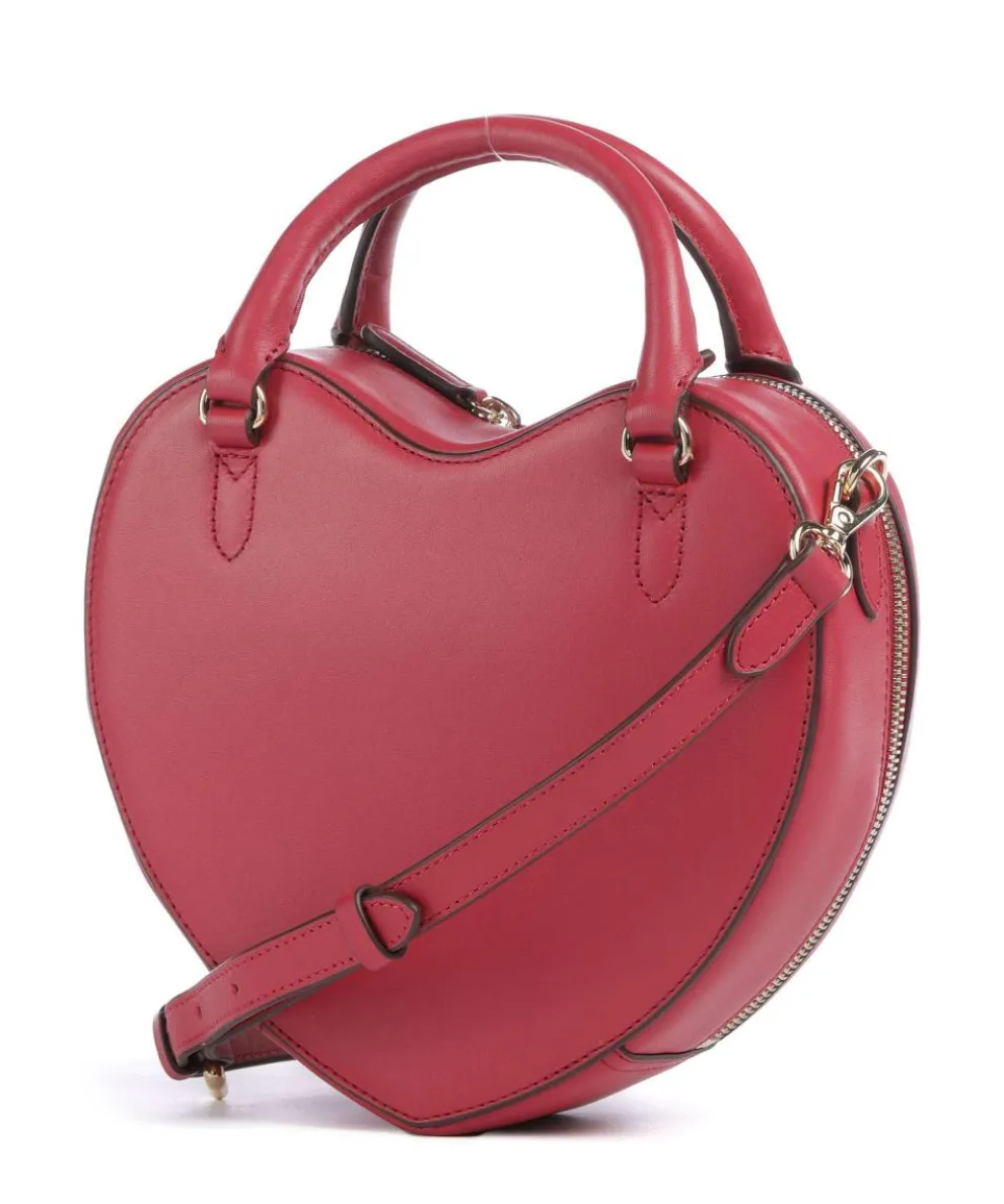 Valentines Umhängetasche fein genarbtes Rindsleder rot